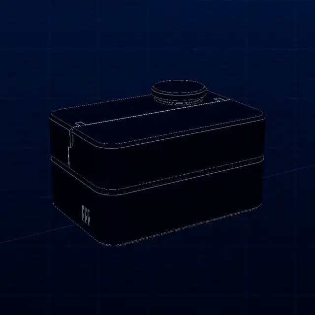 how it works: the servo pushes the hinged top flap open and the band glows in a session colour; exploded view