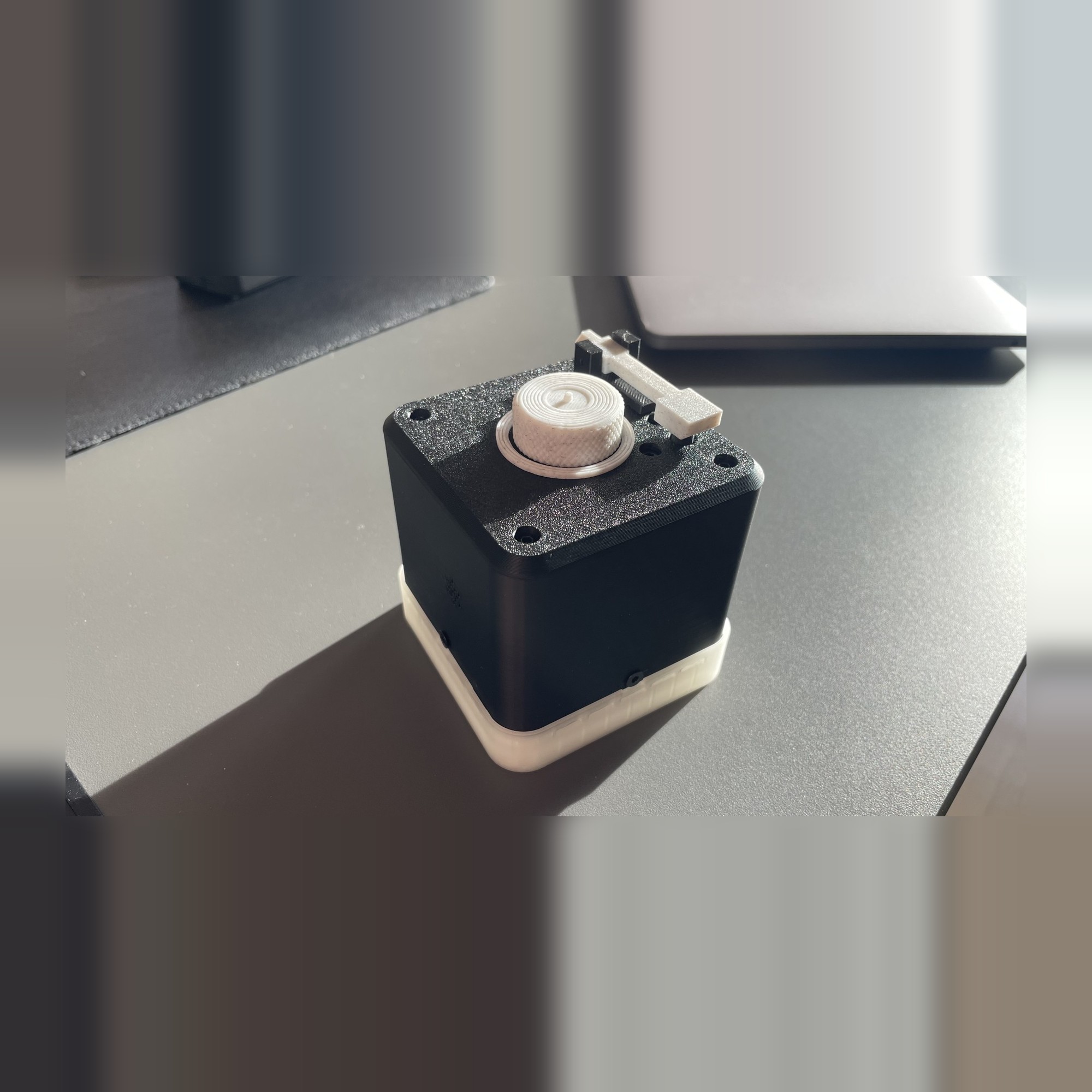 Photo of a printed Buddybox, third view