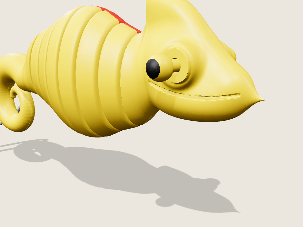 Poke eyes: push one in and the other pops out